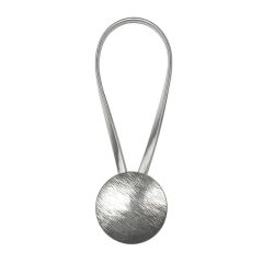 Solares accesoriu pentru legare perdele rotund metal strieborná