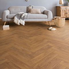 Parchet laminat Eurohome Herringbone Harlech Oak 8 mm