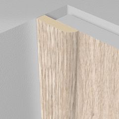 Element de închidere pentru panouri de perete şi de tavan 25 x 6mm Light grey oak