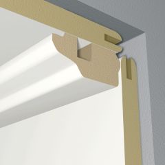 Element de închidere pentru panouri de perete şi de tavan 16 x 36mm Edelweiss pore