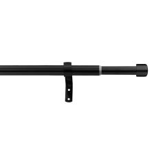 Apollo Set galerie telescopică cu 1 bară, din metal 120-230cm negru