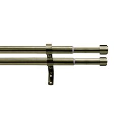 Apollo Set galerie telescopică cu 2 bare, din metal 200-350cm aur antic