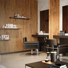 Panou acustic de perete MDF 12mm royal oak-black