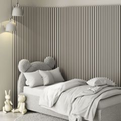 Panou acustic de perete MDF 12mm cashmere-black