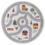 Covor Bond Kids City cream 120 cm rotund