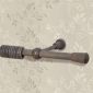 Set galerie din lemn Viking cu 1 bară 160 cm, gri Set galerie din lemn Viking cu 1 bară 160 cm, gri