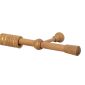 Set galerie din lemn Viking cu 1 bară 240 cm, stejar deschis Set galerie din lemn Viking cu 1 bară 240 cm, stejar deschis