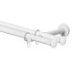 Siva set fără elemente de capăt, 2 bare Metal 160cm alb
