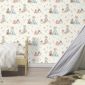 Tapet Little tents blue