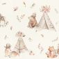 Tapet Little tents beige