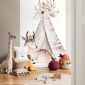 Tapet Little tent beige Design