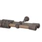 Set galerie din lemn Viking cu 2 bare 200 cm, gri