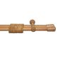 Set galerie din lemn Viking cu 2 bare 240 cm, stejar deschis