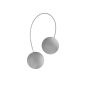 Moon accesoriu pentru legarea perdelei rotund plastic S-crom mat