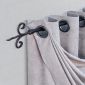Miami set fără elemente de capăt, 1 bară 300 cm, negru