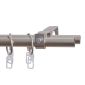 Miami set fără elemente de capăt, 2 bare 300 cm, nickel mat