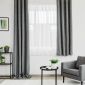 Draperie confecţionată cu inele Termo 140x180 cm gri