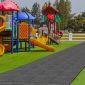 EPDM mix placă din cauciuc 30x1000x1000mm gri