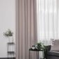 Cotonello confecţionată cu inele draperie 140X270 cm bej