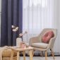 Fishbone perdea 300 cm alb