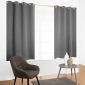 Orion draperie dimout confecţionată cu inele draperie 135x180cm gri închis