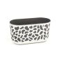 Duett 400 jardinieră din plastic 19,4x39,4x20,3 cm crem antracit