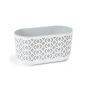 Aztek 400 jardinieră 19,4x39,4x20,3 cm negru gri