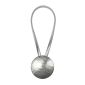 Solares accesoriu pentru legare perdele rotund metal strieborná