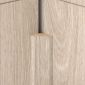 Element de colţ interior pentru panouri de perete şi de tavan Light grey oak