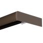 Set galerie de tavan cu mască DECO metal 200cm bronz mat
