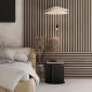 Panou acustic de perete MDF 12mm sanoma oak-black
