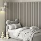 Panou acustic de perete MDF 12mm cashmere-black