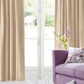 Draperie confecţionată cu rejansă Super Soft satin 140x270 cm beige