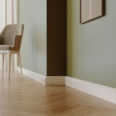Plintă Moderna 6 cm x 2,4 m alb