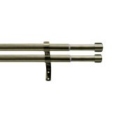 Apollo Set galerie telescopică cu 2 bare, din metal 200-350cm aur antic