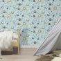 Tapet Galaxy blue-gold