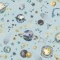 Tapet Galaxy blue-gold