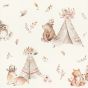 Tapet Little tents beige