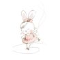 Tapet Ballet bunnie Design