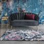 Covor Platinum blue flower 120x170 cm