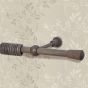 Set galerie din lemn Viking cu 1 bară 120 cm, gri