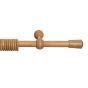 Set galerie din lemn Viking cu 1 bară 300 cm, stejar deschis