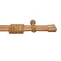 Set galerie din lemn Viking cu 2 bare 240 cm, stejar deschis