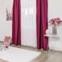 Draperie Dimout Vines 295 cm sfeclă roşie