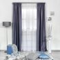 Draperie Dimout Vines 295 cm noapte albastră