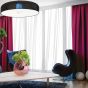 Perdea confecţionată cu rejansă Arezzo 300X175 cm alb