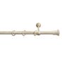Set galerie metalică Vintage fără capete, 1 bară 200 cm, crem-aur antic
