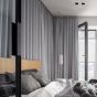 Draperie Super Soft satin 280 cm gri