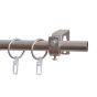 Miami set fără elemente de capăt, 1 bară 240 cm, nickel mat