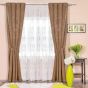 Draperie Super Soft satin 280 cm ciocolatiu